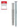 Immagine di TASSELLO PROLUNGATO Ø 10X160 MM CON VITE LEGNO BLISTER 4 PZ