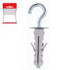 Immagine di TASSELLO NYLON CON OCCHIOLO APERTO Ø 9x40 MM BLISTER 6 PZ