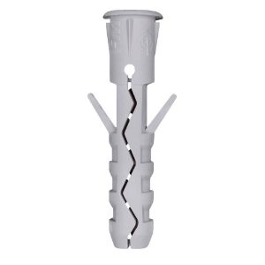 Immagine di TASSELLO NYLON CON BORDO Ø 10x60 MM CONFEZIONE DA 25 PZ