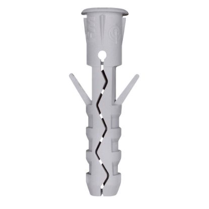 Immagine di TASSELLO NYLON CON BORDO Ø 6x30 MM CONFEZIONE DA 100 PZ