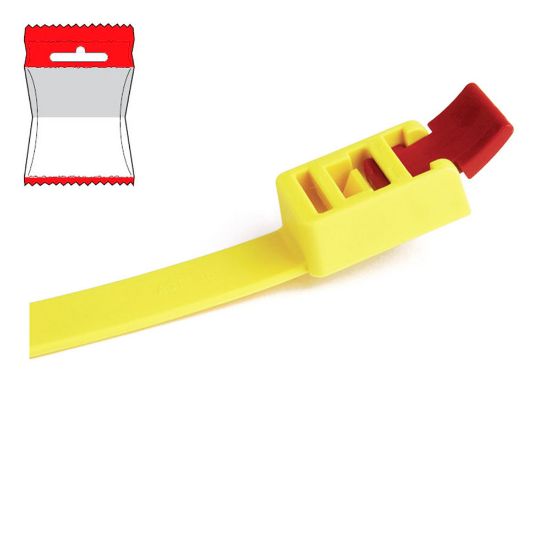 Immagine di FASCETTE SPEEDYTIE GIALLO 752x13,0 MM BLISTER 5 PZ HELLERMANNTYTON