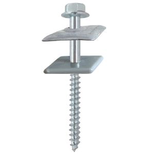 Immagine di TIRAFONDO PER LEGNO CON RONDELLA ZINCATA Ø 6X100 MM CONFEZIONE 100 PZ