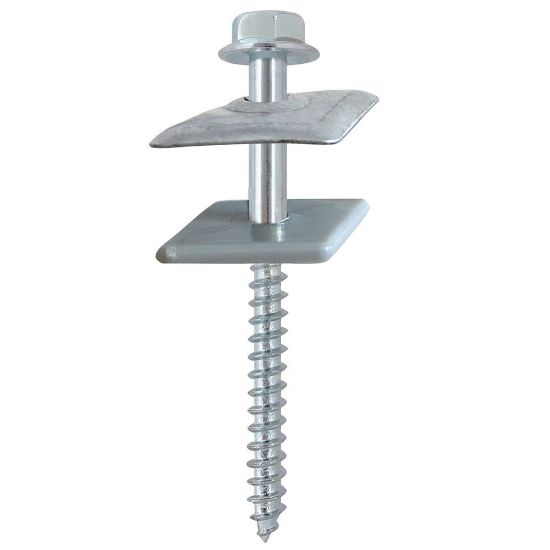 Immagine di TIRAFONDO PER LEGNO CON RONDELLA ZINCATA Ø 6X100 MM CONFEZIONE 100 PZ