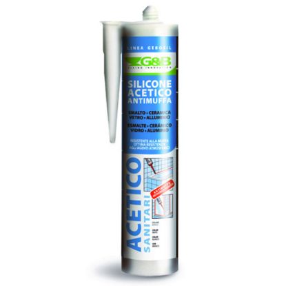Immagine di SILICONE ACETICO ANTIMUFFA BIANCO 280 ML IDEALE PER BAGNO E CUCINA
