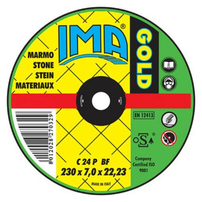 Immagine di DISCO SGROSSO DIAMETRO 230 MM SPESSORE 7,0 MM PER MARMO