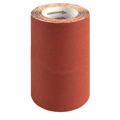 Immagine di CARTA VETRATA ROSSA GRANA 100 ROTOLO 5 MT