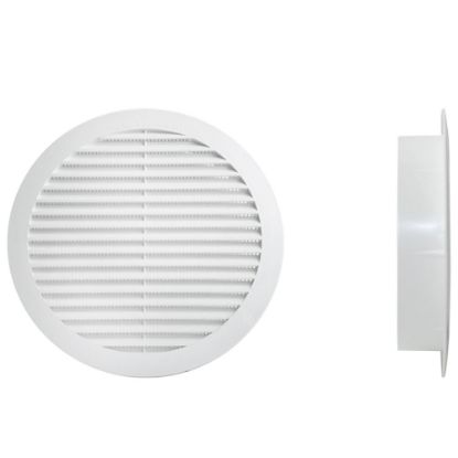 Immagine di GRIGLIA PVC DIAMETRO 80 MM