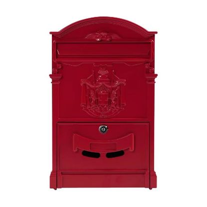 Immagine di CASSETTA POSTA RESIDENCE 25,5X41 CM COLORE ROSSO