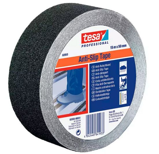 Immagine di NASTRO ANTISCIVOLO ALTO 25 MM 15 MT NERO