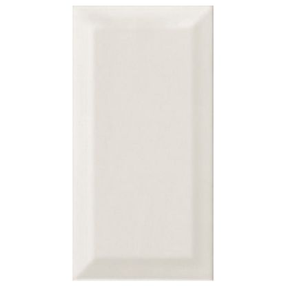 Immagine di RIVESTIMENTO IN PASTA BIANCA COLLEZIONE METRO WHITE DIAMANTATO 7,5X15 CM SPESSORE 8 MM STUDIO ONE