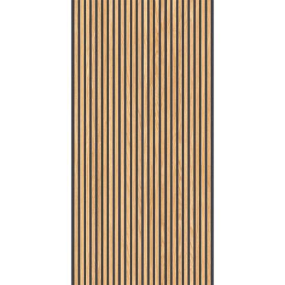 Immagine di DECORO GRES PORCELLANATO RETTIFICATO COLLEZIONE CANNE HONEY BLACK 60X120 CM SPESSORE 8,5 MM RONDINE