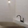Immagine di RIVESTIMENTO CERAMICA BICOTTURA PASTA BIANCA RETTIFICATO LUDOSTONE WHITE 33,3x100 CM SPESSORE 7 MM RONDINE