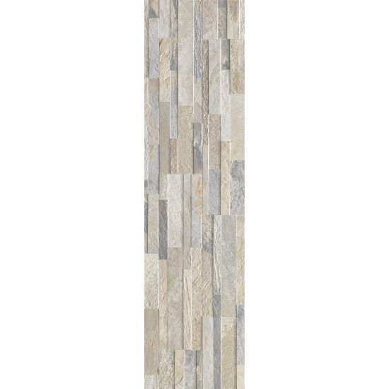 Immagine di RIVESTIMENTO GRES PORCELLANATO CUBICS BEIGE 15x61 CM SPESSORE 7-11 MM RONDINE