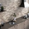 Immagine di RIVESTIMENTO GRES PORCELLANATO VOLCANO 3D BEIGE 15x61 CM SPESSORE 7-11 MM RONDINE