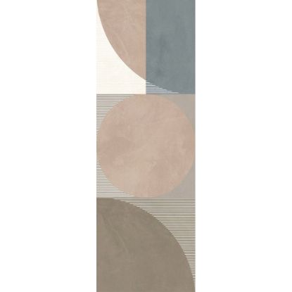 Immagine di DECORO GRES PORCELLANATO COLLEZIONE COOL CIRCLE WINTER 30X90 CM SPESSORE 8 MM R10 MARINER