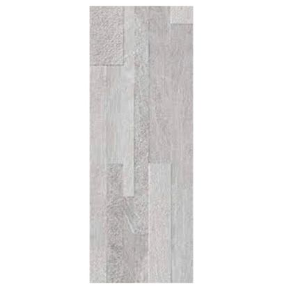 Immagine di DECORO CERAMICA IN BICOTTURA PASTA BIANCA COLLEZIONE ORIONE FOCUS GRIGIO 25X75 CM SPESSORE 8,3 MM HERBERIA