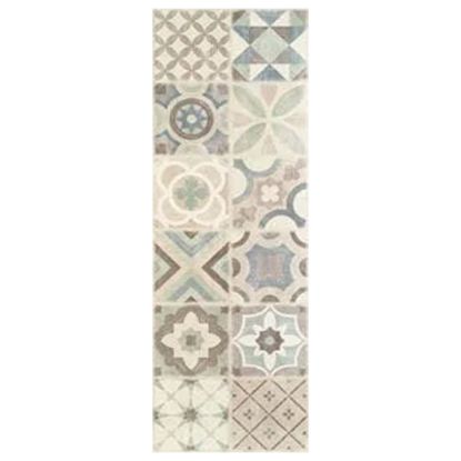 Immagine di DECORO CERAMICA SMALTATA RETTIFICATA COLLEZIONE EVEN MEDLEY COLD 35X100 CM SPESSORE 8 MM PANARIA