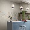 Immagine di DECORO CERAMICA SMALTATA RETTIFICATA EVEN MEDLEY COLD 35x100 CM SPESSORE 8 MM PANARIA