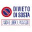 Immagine di CARTELLO DI SEGNALAZIONE DIVIETO DI SOSTA 30x20 CM