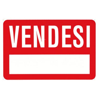 Immagine di CARTELLO DI SEGNALAZIONE VENDESI 30X20 CM