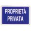 Immagine di CARTELLO DI SEGNALAZIONE PROPRIETA' PRIVATA 30x20 CM