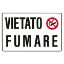 Immagine di CARTELLO DI SEGNALAZIONE VIETATO FUMARE 30x20 CM