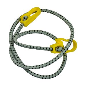 Immagine di CORDA ELASTICA CON GANCIO PVC 120 CM CONFEZIONE 2 PZ