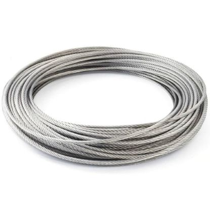 Immagine di CORDA IN ACCIAIO DIAMETRO 4 MM ROTOLO DA 10 MT