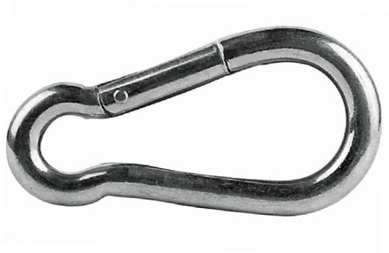 Immagine di MOSCHETTONE DA POMPIERE 6X60 MM CONFEZIONE 2 PZ