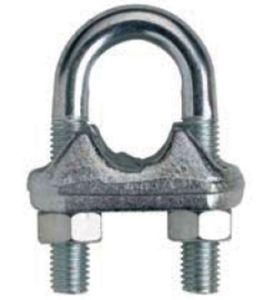 Immagine di MORSETTO ZINCATO 6 MM 1/4 CONFEZIONE 5 PZ