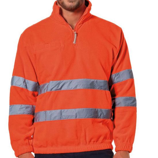 Immagine di PILE MANICA LUNGA ALTA VISIBILITA ARANCIO TG. XL