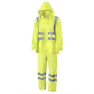 Immagine di COMPLETO ANTI PIOGGIA ALTA VISIBILITA' GIALLO TG. XL