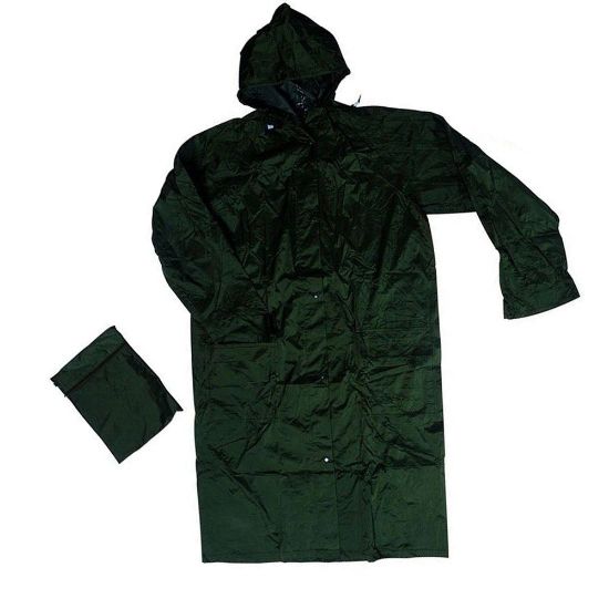 Immagine di CAPPOTTO PVC/POLIESTERE VERDE TG. XL