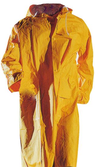Immagine di CAPPOTTO PVC/POLIESTERE GIALLO TG. XXL