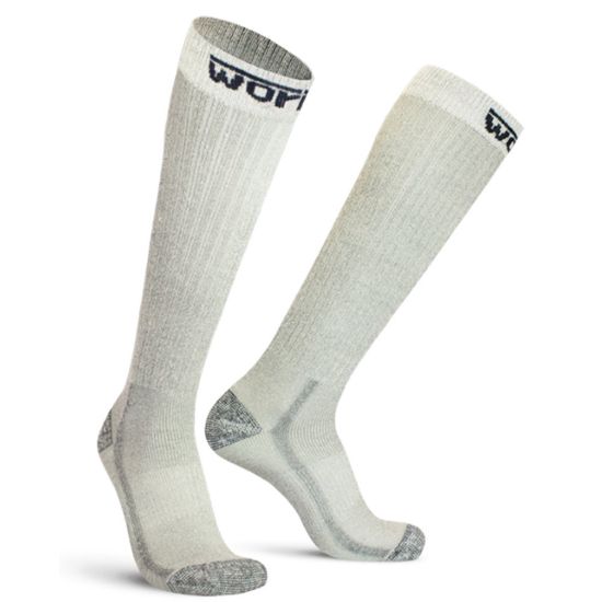 Immagine di CALZA INVERNALE TERMICA LUNGA SOFTLER MERINO COLORE GRIGIO TG.41/43 CONFEZIONE DA UN PAIO ZERO 3