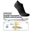 Immagine di CALZA ESTIVA COTONE BASSO SPEEDY COLORE GRIGIO TG. 41/43 CONFEZIONE DA UN PAIO ZERO 3
