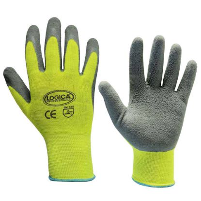 Immagine di GUANTO POLIESTERE GIALLO TG.9 CON BLISTER IN COPPIA
