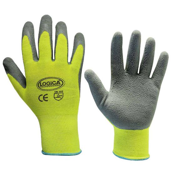 Immagine di GUANTO POLIESTERE GIALLO TG.9 CON BLISTER IN COPPIA