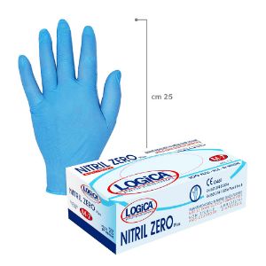 Immagine di GUANTI IN NITRILE BLU SENZA POLVERE TG. L CONFEZIONE 100 PZ