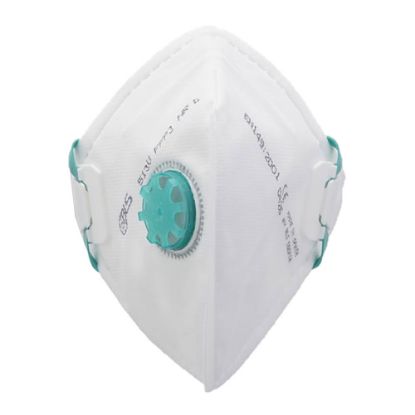 Immagine di MASCHERA FILTRANTE CON VALVOLA FFP3 NR SERIE BLS513V CONFEZIONE 10 PZ BLS