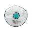 Immagine di MASCHERA FILTRANTE CON VALVOLA FFP1 NR SERIE BLS122W CONFEZIONE 15 PZ BLS