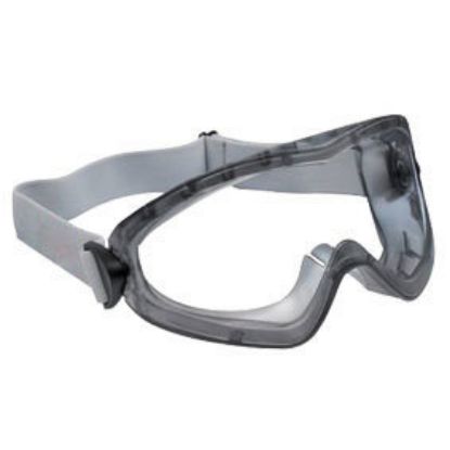 Immagine di OCCHIALI A MASCHERA PROTETTIVI LENTE TRASPARENTE CON BANDA ELASTICA 3M