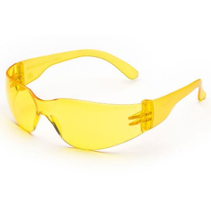 Immagine di OCCHIALI DI PROTEZIONE LENTE GIALLO PROTEZIONE UV400 E MONTATURA GIALLA UNIVET