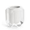 Immagine di PORTASPAZZOLINI DA APPOGGIO CHANELLE IN RESINA BIANCO GEDY