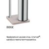 Immagine di PIANTANA A TERRA PORTAROTOLO E PORTASCOPINO TRILLY BEIGE GEDY