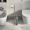Immagine di PIANTANA A TERRA PORTAROTOLO E PORTASCOPINO TRILLY BEIGE GEDY
