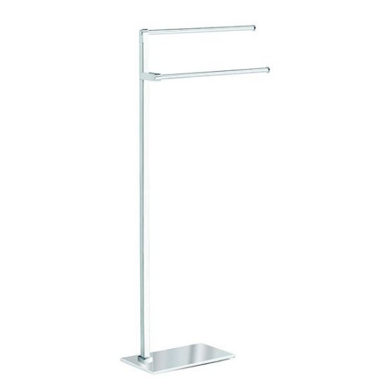 Immagine di PIANTANA A TERRA PORTASALVIETTE MAINE CROMATO GEDY