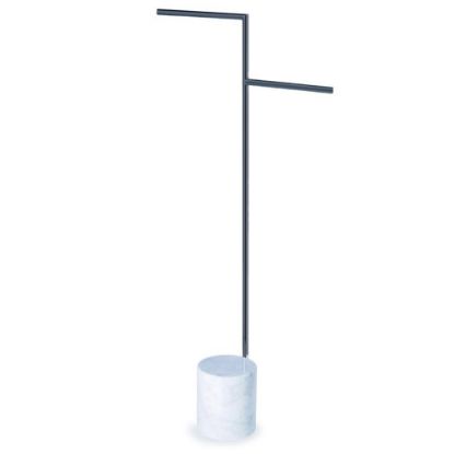 Immagine di PIANTANA IN RESINA A TERRA PORTASALVIETTE EQUILIBRIUM NERO 1307 STILHAUS