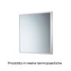 Immagine di SPECCHIO L55 CM H60 CM CORNICE RESINA BIANCO JUNIOR GEDY