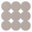 Immagine di TAPPETO ANTISCIVOLO DOCCIA GIOTTO 55x55 CM PVC TORTORA CHIARO GEDY